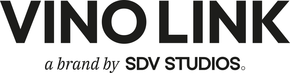 Logo VinoLink - a brand by SDV STUDIOS
